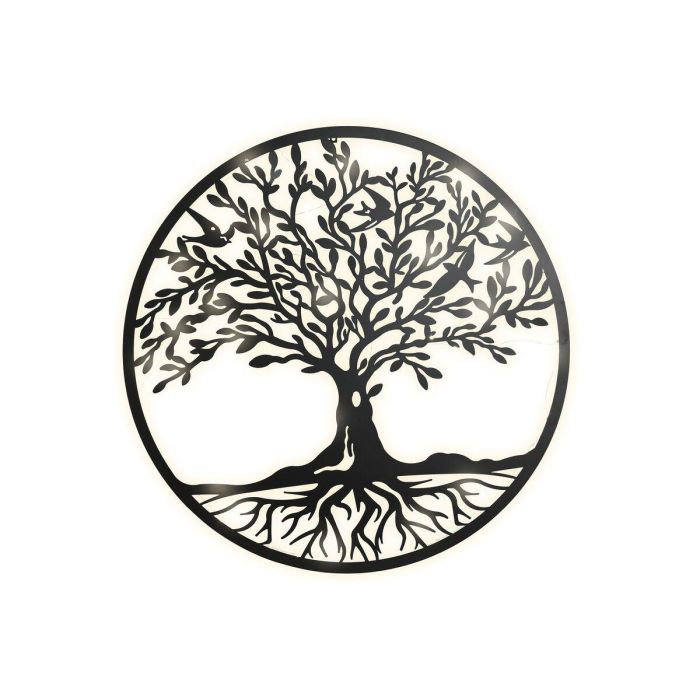 Decoracion Pared Cottage DKD Home Decor Negro 2 x 99 x 99 cm 1 Decoracion Pared Cottage DKD Home Decor Negro 2 x 99 x 99 cm 1
