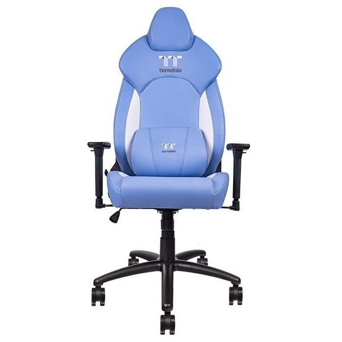 Thermaltake GGC-VCO-LWLWDS-01 Silla Gaming Butaca Acolchada para Videojuegos, 52cm Ancho, Soporta 150 kg, Azul y Blanco 0 Thermaltake GGC-VCO-LWLWDS-01 Silla Gaming Butaca Acolchada para Videojuegos, 52cm Ancho, Soporta 150 kg, Azul y Blanco 0