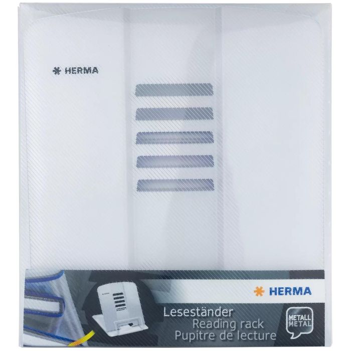 HERMA Leseständer Metall Weiss 3