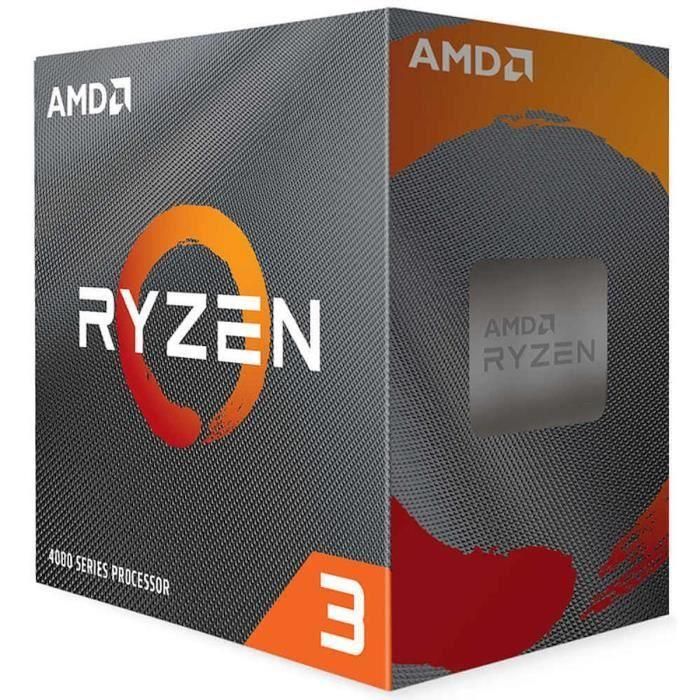 AMD Ryzen 3 4100 Procesador Escritorio 3.8 GHz 7nm Zócalo AM4 4MB L3 Cache DDR4 hasta 3200 MHz - Caja 1