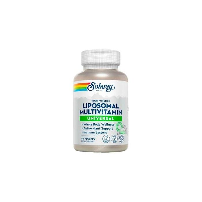 SOLARAY Multivitamin Liposomal Universal 60 Cápsulas Veganas Apoyo Adultos +18 Años