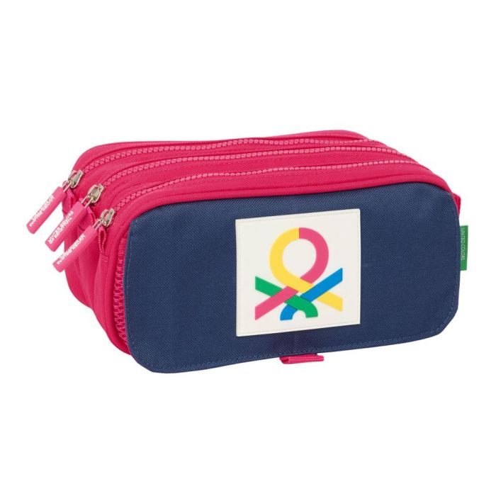 Bolso Escolar Portatodo Safta Triple Big Benetton Cherry 100x215x80 mm Bolso Escolar Portatodo Safta Triple Big Benetton Cherry 100x215x80 mm