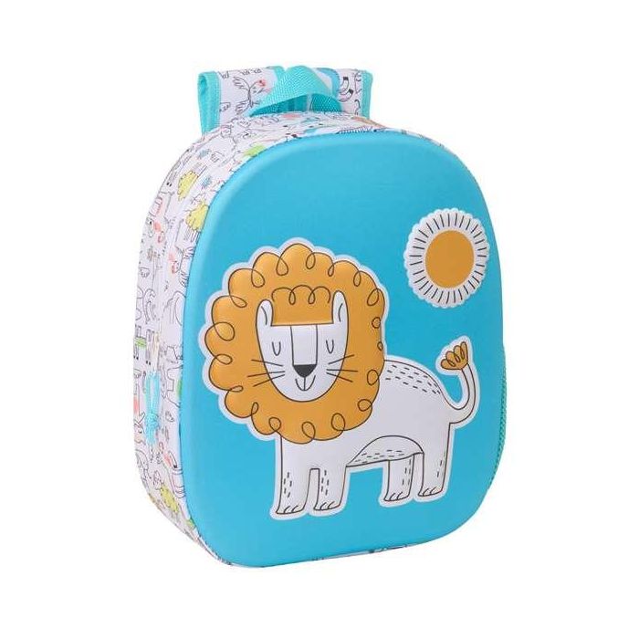 Safta Mochila 3D Lion 27x33x10 cm 0 Safta Mochila 3D Lion 27x33x10 cm 0