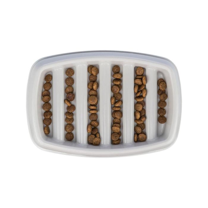Comedero para Perro Trixie Slow Feeding Gris Ø 11 cm Ø 9 cm 250 ml 300 ml 46 × 11 × 30 cm 8 Comedero para Perro Trixie Slow Feeding Gris Ø 11 cm Ø 9 cm 250 ml 300 ml 46 × 11 × 30 cm 8