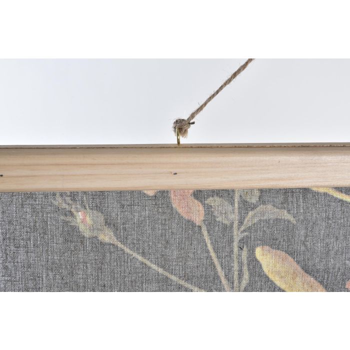 DKD Home Decor Lienzo Moderno de Pared Multicolor Flores para Decoración Hogar, 100x75 cm, Set 2 Cuadros de Abeto 2 DKD Home Decor Lienzo Moderno de Pared Multicolor Flores para Decoración Hogar, 100x75 cm, Set 2 Cuadros de Abeto 2