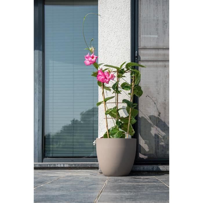 Maceta - GARDEN ID - Phoenix Taupe - 38 x 34 cm - 100% Reciclada y Reciclable - Resistente a las heladas y a los rayos UV - Para Exterior 1 Maceta - GARDEN ID - Phoenix Taupe - 38 x 34 cm - 100% Reciclada y Reciclable - Resistente a las heladas y a los rayos UV - Para Exterior 1
