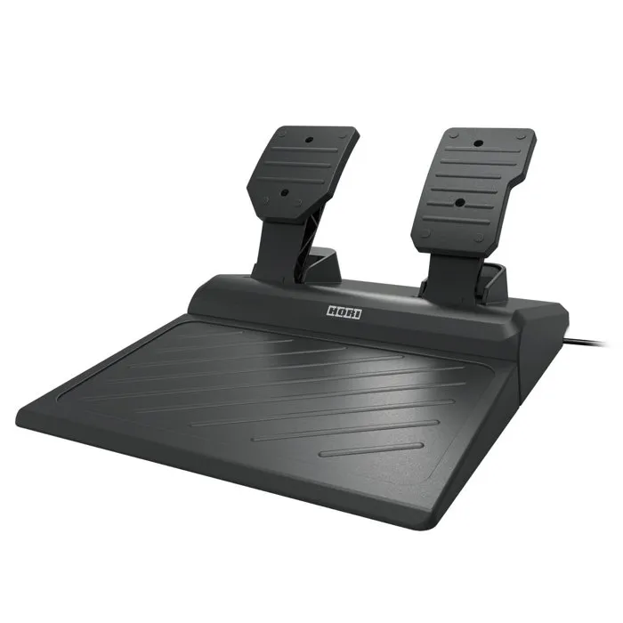 Hori Volante de Carreras Overdrive con Pedales Incluidos, Compatible con PC y Xbox - Negro 1