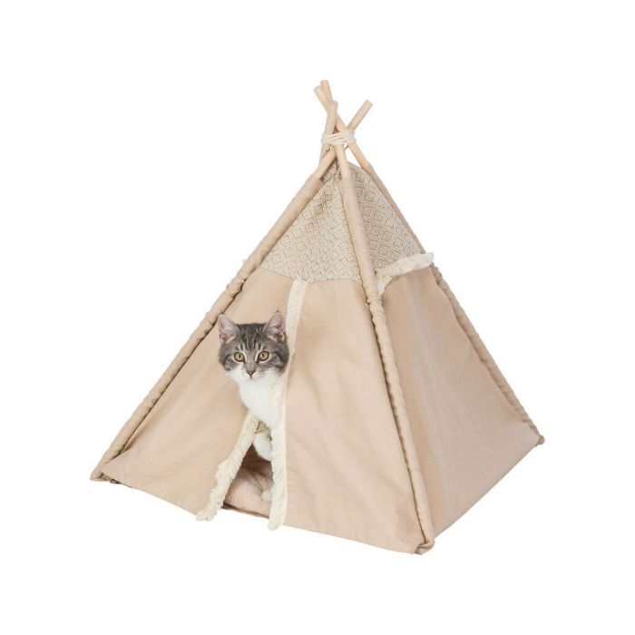 Cama para mascota Trixie Beige 55 × 65 × 55 cm 22 Cama para mascota Trixie Beige 55 × 65 × 55 cm 22