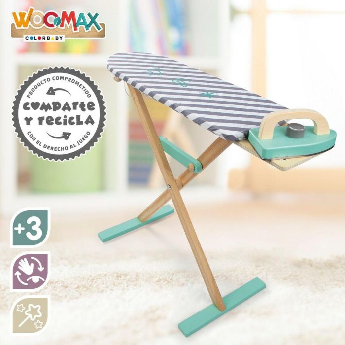 Tabla de Planchar Woomax Juguete 2 Piezas 71,5 x 61,5 x 19 cm (4 Unidades) 3 Tabla de Planchar Woomax Juguete 2 Piezas 71,5 x 61,5 x 19 cm (4 Unidades) 3