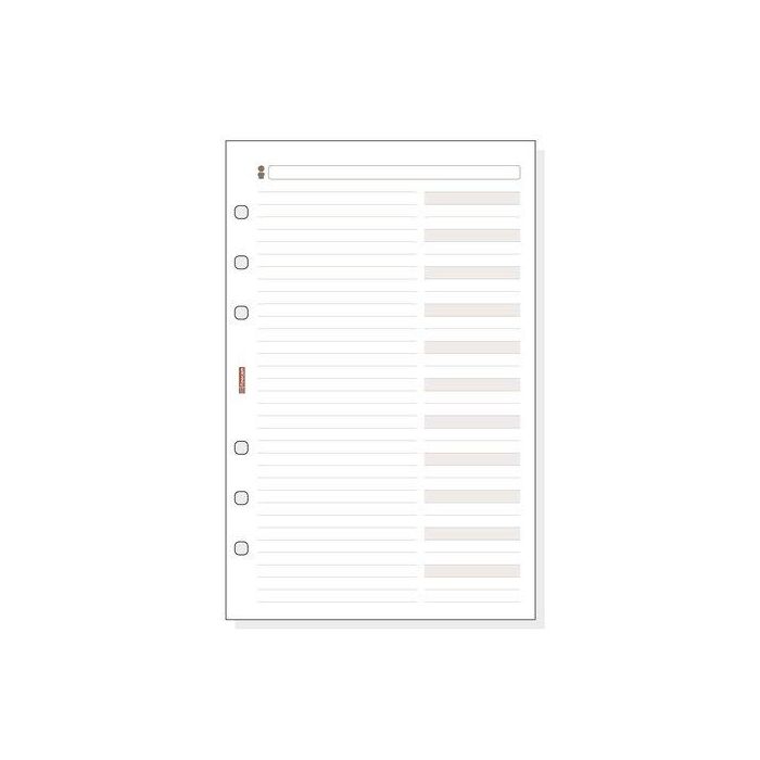 Recambio Agenda Finocam R554 Open 500 117X181 Telefonos 50H