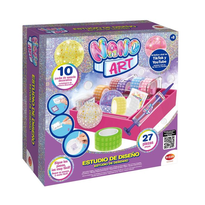 Bizak 64524876 Nano Art Estudio de Diseño - Kit creativo para niños +8 años 1 Bizak 64524876 Nano Art Estudio de Diseño - Kit creativo para niños +8 años 1