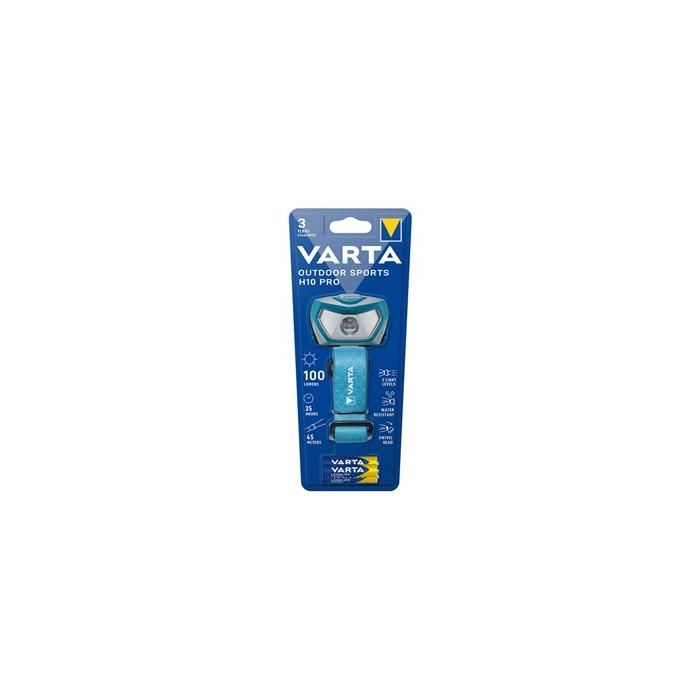 Varta 16650101421 Linterna Frontal Deportiva 3 Leds 100 Lm 3xAAA H10 Pro 0 Varta 16650101421 Linterna Frontal Deportiva 3 Leds 100 Lm 3xAAA H10 Pro 0