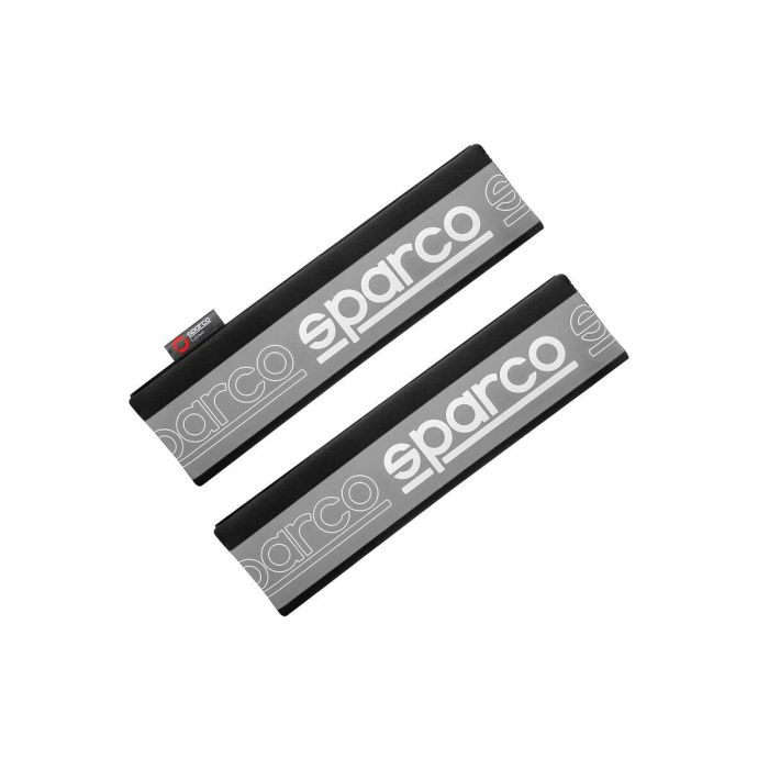 Sparco SPC1208GR Almohadillas de Cinturón de Seguridad, Juego 2 uds, Gris/Negro, Acolchadas con Velcro para Confort y Evitar Rozaduras 0 Sparco SPC1208GR Almohadillas de Cinturón de Seguridad, Juego 2 uds, Gris/Negro, Acolchadas con Velcro para Confort y Evitar Rozaduras 0