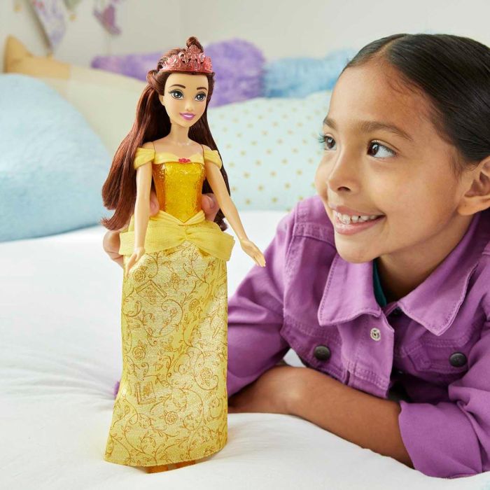 Mattel Hlw11 Muñeca Princesa Bella Disney La Bella y la Bestia Articulada Moda con Conjunto Brillante y Accesorios de Tiara y Zapatos 4 Mattel Hlw11 Muñeca Princesa Bella Disney La Bella y la Bestia Articulada Moda con Conjunto Brillante y Accesorios de Tiara y Zapatos 4