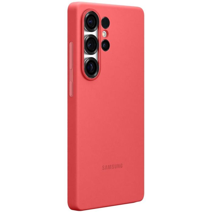 Samsung EF-PS938CREGWW Funda de Silicona Original para Samsung Galaxy S25 Ultra, Protección Duradera, Color Rojo 3