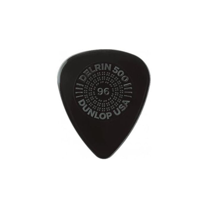 Dunlop Púas de Guitarra Delrin 500 Prime Grip 0.96mm, Bolsa de 12 Unidades