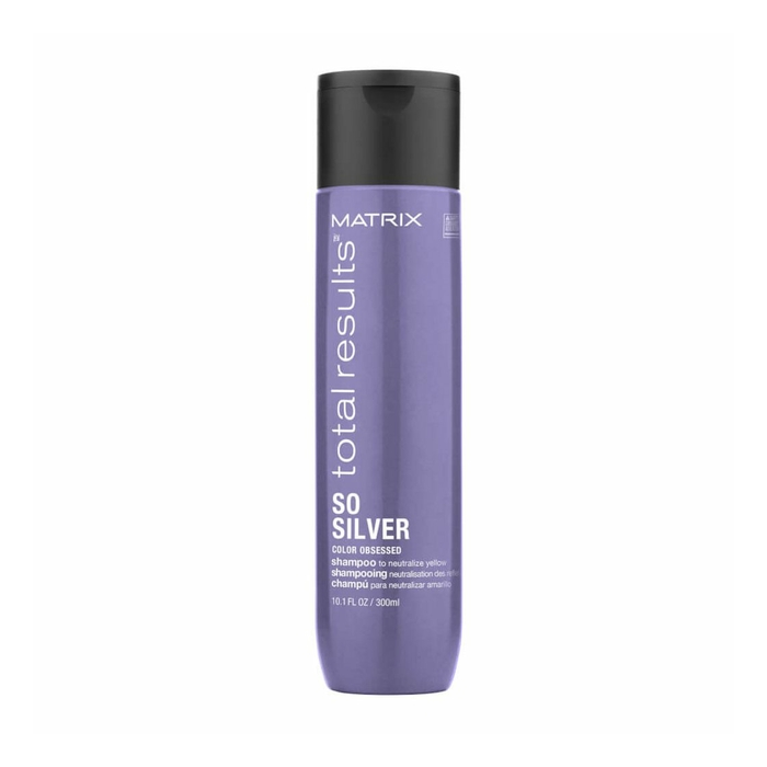 Matrix So Silver Champú Matizador para Cabello Blanco/Gris/Rubio Platino 300 ml