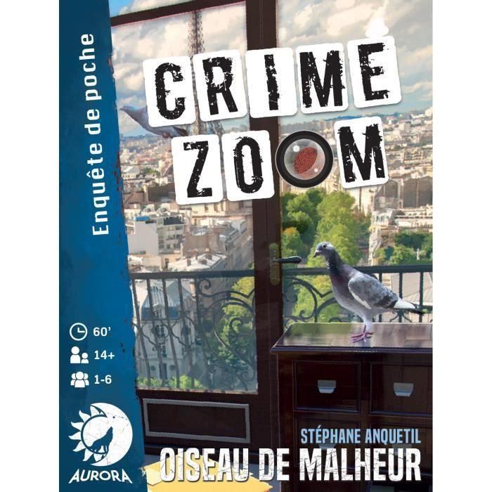 Crime Zoom: Bird of Misfortune - Asmodee - Juego de investigación - Edades 14 - 30 minutos a 1 hora Crime Zoom: Bird of Misfortune - Asmodee - Juego de investigación - Edades 14 - 30 minutos a 1 hora