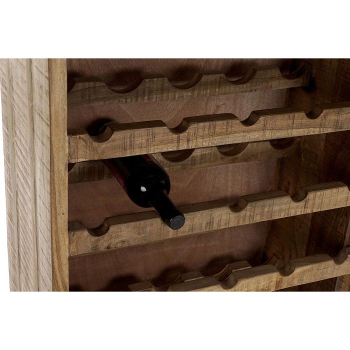 Botellero DKD Home Decor Negro Metal Marrón Acacia (60 x 32 x 107 cm) 4 Botellero DKD Home Decor Negro Metal Marrón Acacia (60 x 32 x 107 cm) 4