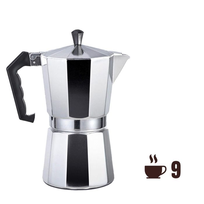 Cafetera de aluminio de 9 tazas edm 2 Cafetera de aluminio de 9 tazas edm 2