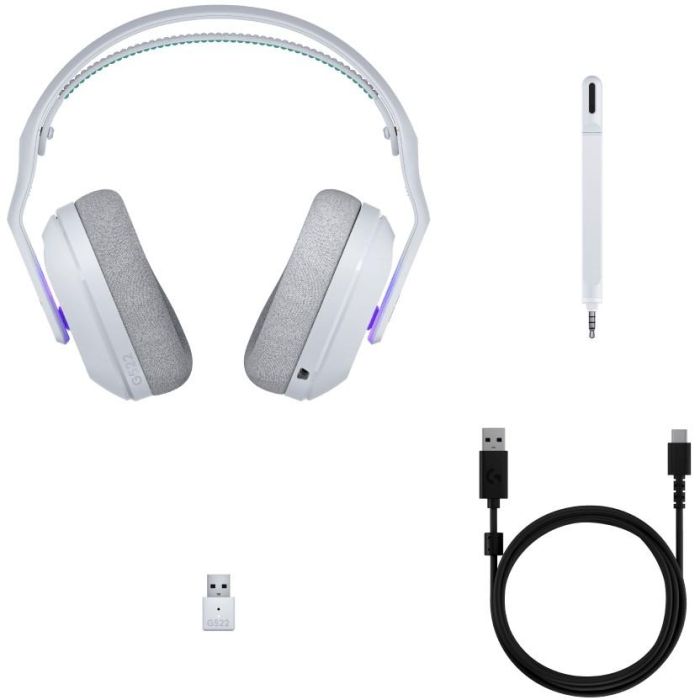 Logitech G522 Lightspeed Auriculares Inalámbricos Diadema Juego Blanco 5
