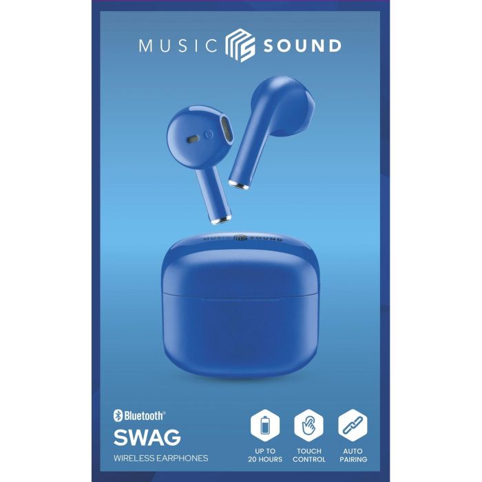 Cellularline SWAG BT Kopfhrer MS Blau 1