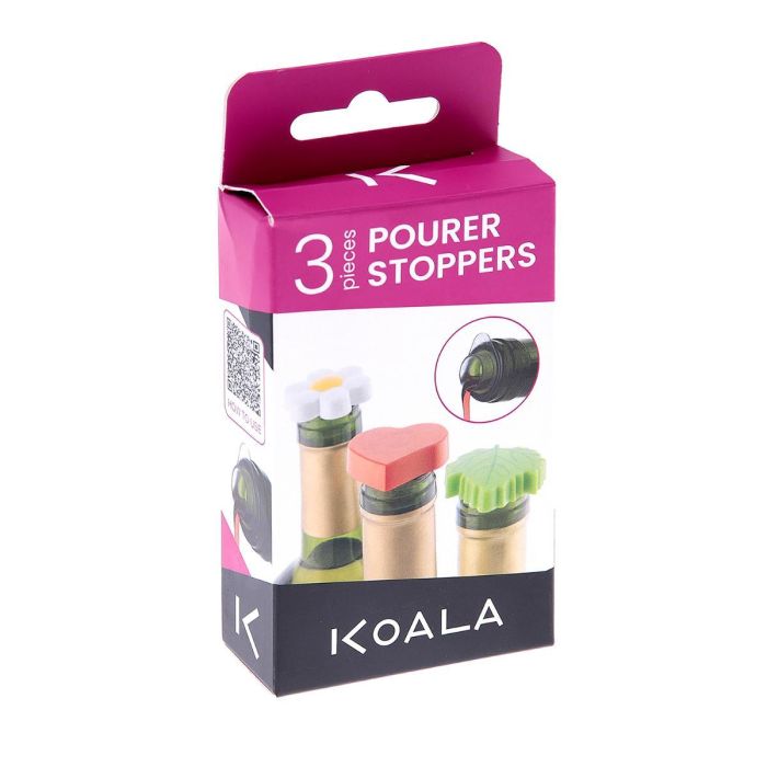 Set 3 Tapones Poliestireno y Polietileno Tapon Koala 3,5x3,3 cm 4