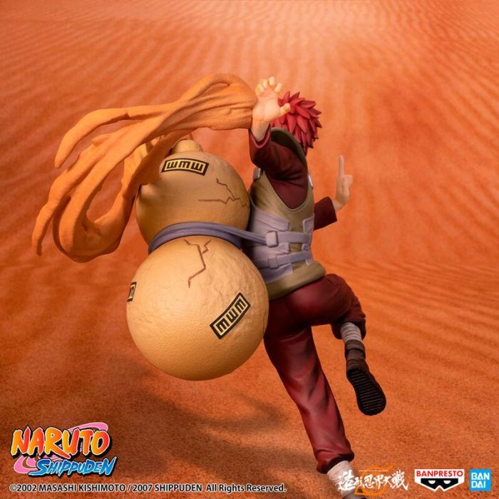 Banpresto Figura Naruto Shippuden Colosseum Gaara 12 cm PVC y ABS BP88613P 3 Banpresto Figura Naruto Shippuden Colosseum Gaara 12 cm PVC y ABS BP88613P 3