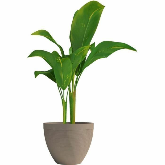 Maceta - GARDEN ID - Green Care Impact Taupe - 50 x 41 cm - 10 años de garantía - 100% reciclado - Resistente a los rayos UV/gel 1