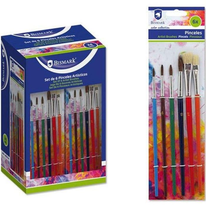 Pinceles Bismark Multicolor (24 Unidades) 2