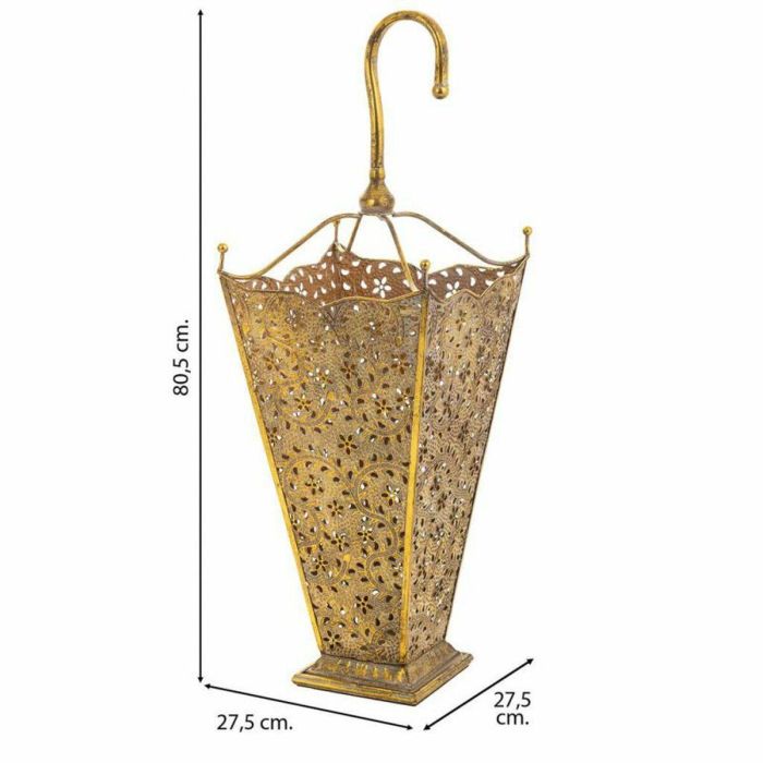 Paragüero Alexandra House Living Oro 27 x 80 x 27 cm 3