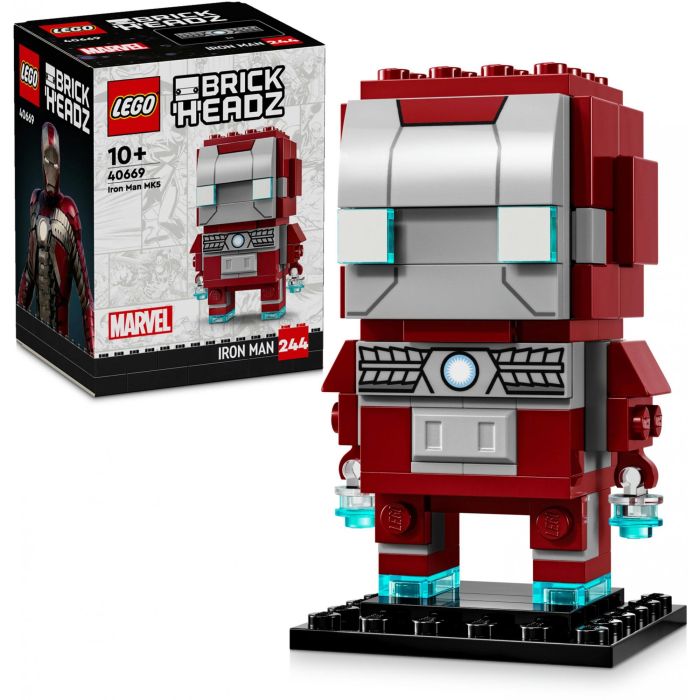 Juego de Construcción Lego BRICKHEADZ 40669 Iron Man 7 Juego de Construcción Lego BRICKHEADZ 40669 Iron Man 7