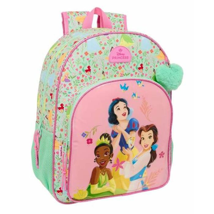 Mochila Escolar Disney Princess Bloom 33 x 42 x 14 cm