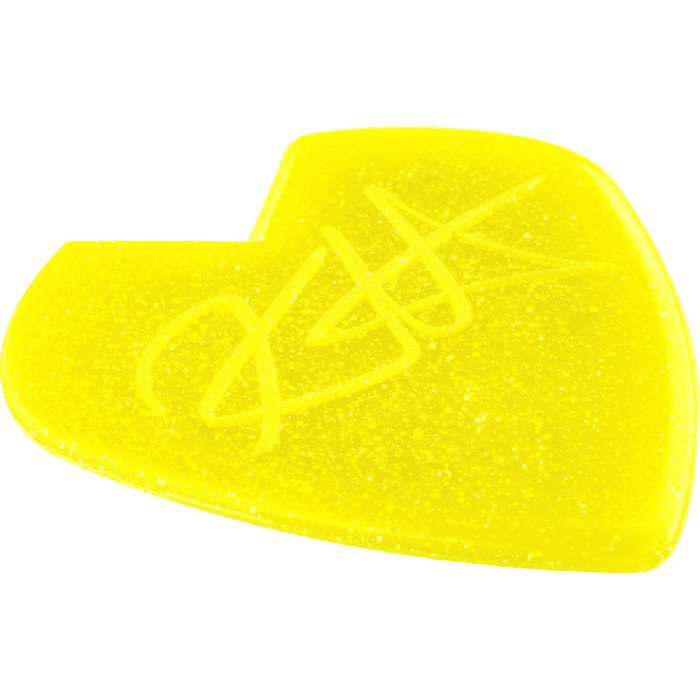 Dunlop Púas Jazz III Kirk Hammett Yellow Glitter - Pack de 24 Unidades 1