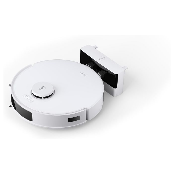 Ecovacs Deebot N20 Plus Robot Aspirador y Fregador Inteligente, Sin Bolsa, Navegación Láser TrueMapping, Compatible con Alexa y Google Assistant, Color Blanco