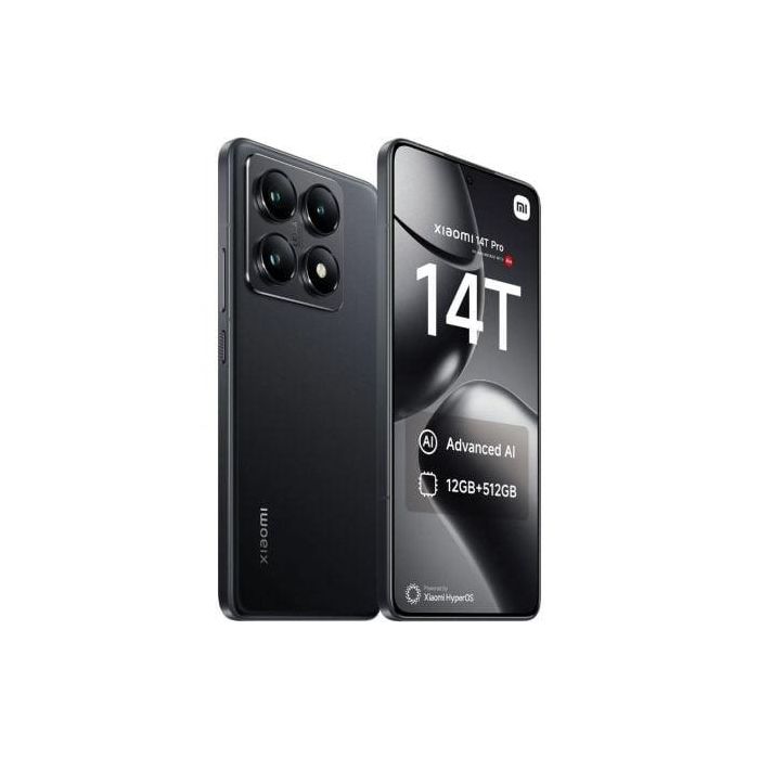 Smartphone Xiaomi 14T Pro 12GB/ 256GB/ 6.67"/ 5G/ Negro Titanio 1 Smartphone Xiaomi 14T Pro 12GB/ 256GB/ 6.67"/ 5G/ Negro Titanio 1