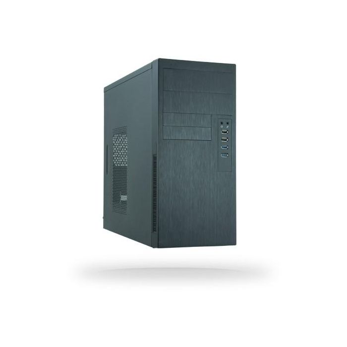 Chieftec HO-11B-350GPB Torre PC Mini con Fuente 350W Negra para Placas Micro ATX