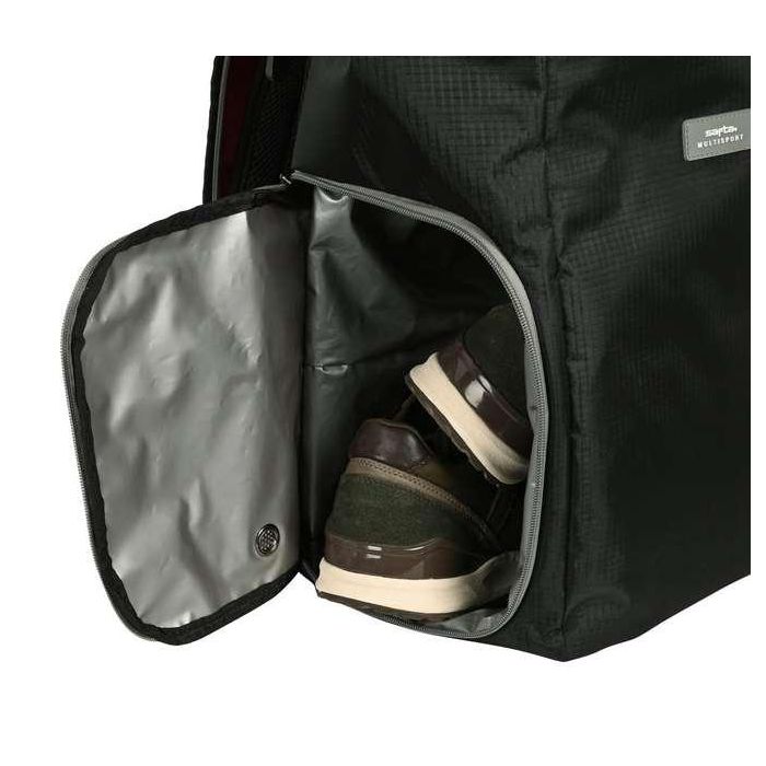 Safta Mochila Multisports para Portátil 13,3" Black-Red 28x50x22cm 10