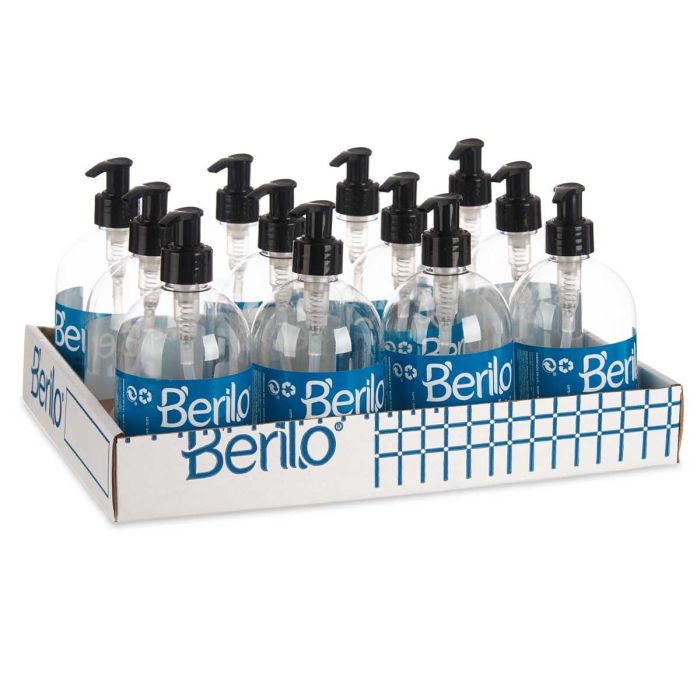 Bote Dosificador Plastico 500Ml Berilo 8X16CM (12 Unidades) 2 Bote Dosificador Plastico 500Ml Berilo 8X16CM (12 Unidades) 2