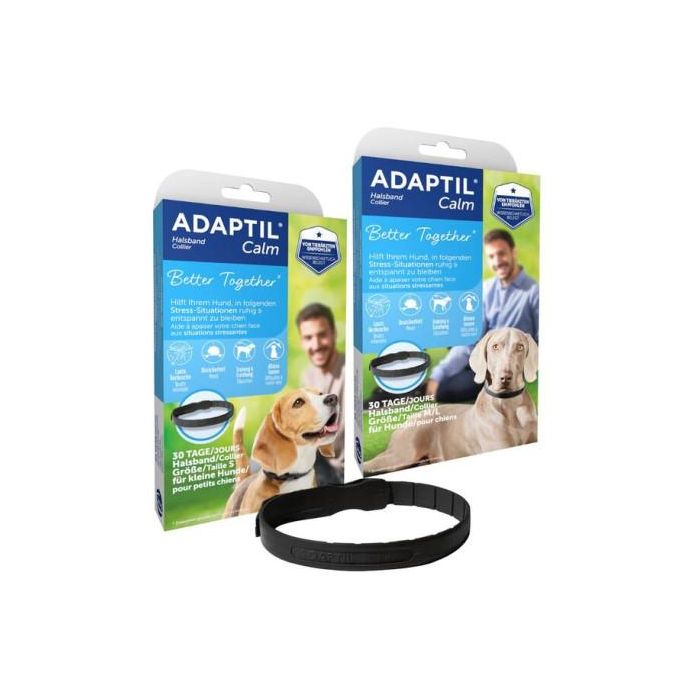 Adaptil Collar Calmante para Perros L 70 cm (hasta 50kg) - Feromonas para Reducir Estrés, Ansiedad y Miedos, Dura 30 Días Adaptil Collar Calmante para Perros L 70 cm (hasta 50kg) - Feromonas para Reducir Estrés, Ansiedad y Miedos, Dura 30 Días