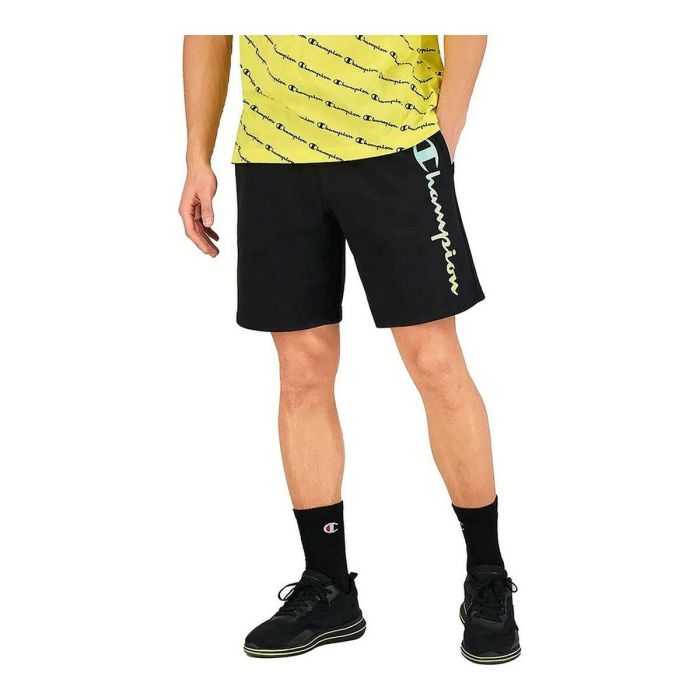 Pantalón Corto Deportivo Unisex Champion 215788-KK001 Negro 3 Pantalón Corto Deportivo Unisex Champion 215788-KK001 Negro 3