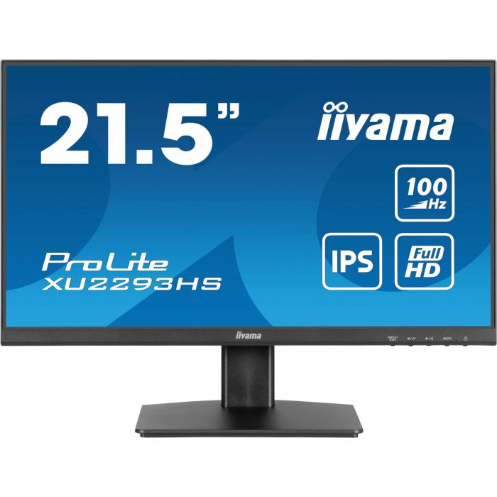 Iiyama Monitor XU2293HS-B6 21.5" IPS 100Hz Full HD 1ms, Regulable, Reductor de Luz Azul, Altavoces Integrados, HDMI 1