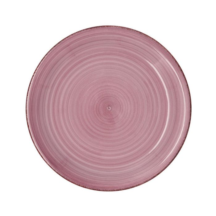 Quid Plato Llano Cerámico Vita Peoni Rosa 27 cm - Pintado a Mano, Brillo, Apilable, Apto Microondas y Lavavajillas 0 Quid Plato Llano Cerámico Vita Peoni Rosa 27 cm - Pintado a Mano, Brillo, Apilable, Apto Microondas y Lavavajillas 0