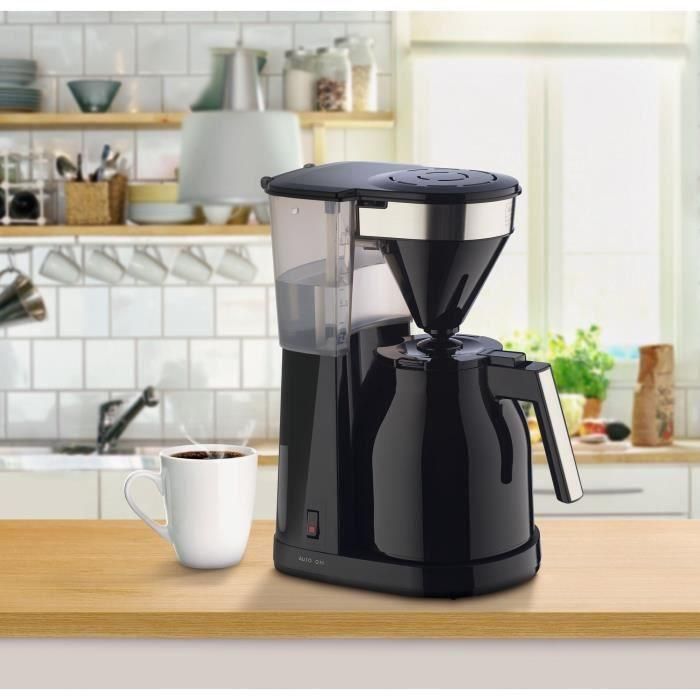 MELITTA Easy Top Therm II 1023-08 - Cafetera con filtro 1L - 1050 W - Negro 1 MELITTA Easy Top Therm II 1023-08 - Cafetera con filtro 1L - 1050 W - Negro 1