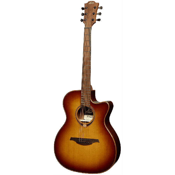 Guitarra Acústica Lâg Auditorium Cutaway Tramontane 118 A/E - Brown Shadow 1