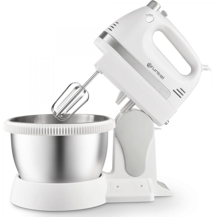Grunkel Amasadora Con Bol 2 L, 350 W 5 Velocidades + Accesorios Grunkel Amasadora Con Bol 2 L, 350 W 5 Velocidades + Accesorios