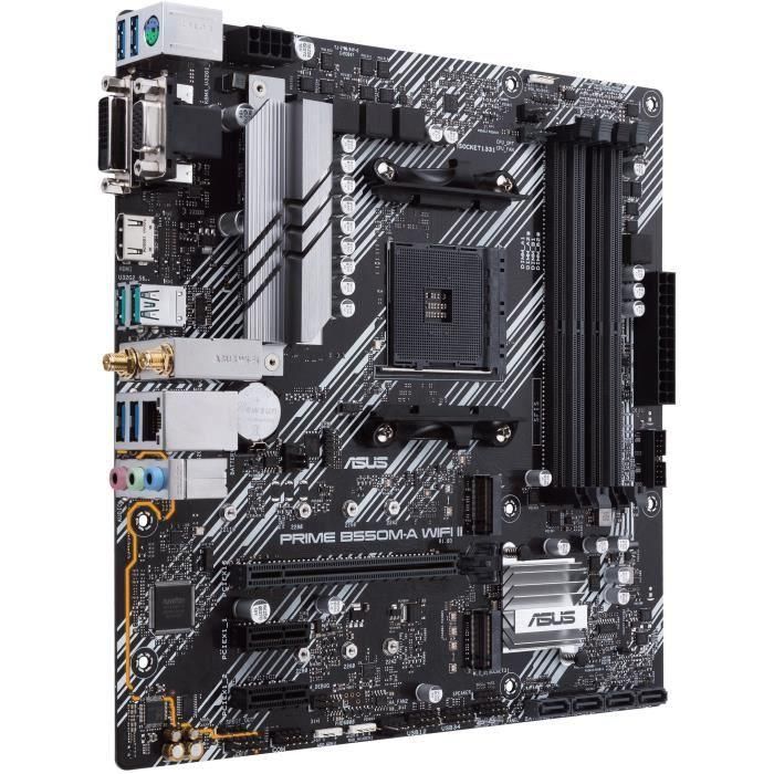 ASUS PRIME B550M-A WiFi II ASU4711081309741 Placa base AMD B550 Ranura micro ATX AM4 2