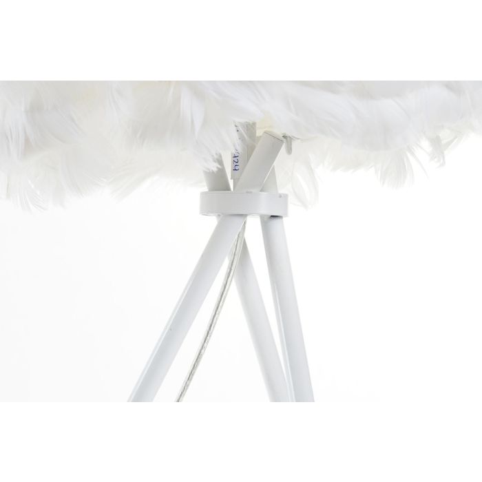 Lampara Sobremesa Glam DKD Home Decor Blanco 42 x 67 x 42 cm 3 Lampara Sobremesa Glam DKD Home Decor Blanco 42 x 67 x 42 cm 3