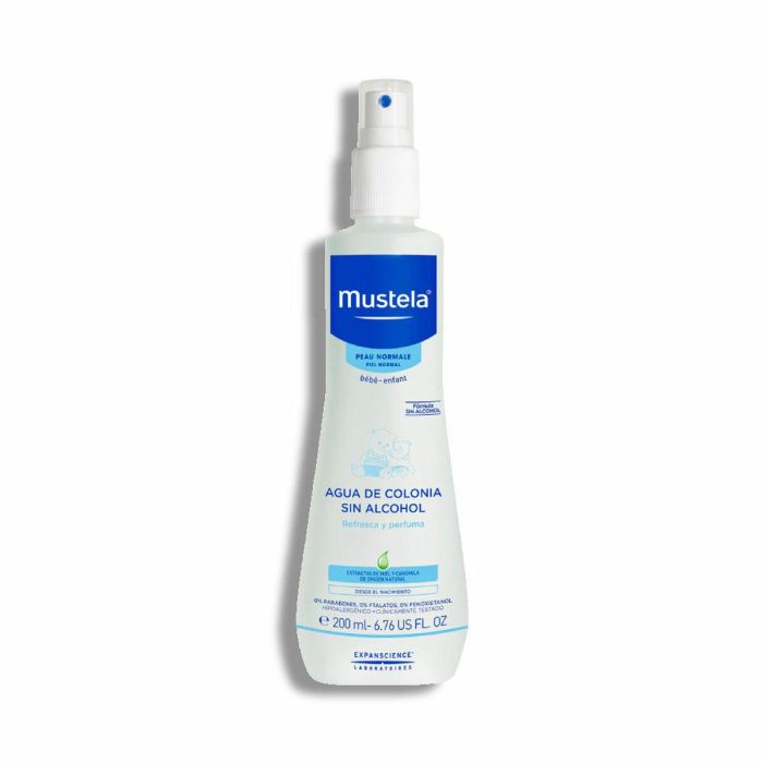 Mustela Agua de Colonia Bebé Sin Alcohol con Miel y Manzanilla, 92% Ingredientes Naturales, Desde 0 Meses, 200 ml Mustela Agua de Colonia Bebé Sin Alcohol con Miel y Manzanilla, 92% Ingredientes Naturales, Desde 0 Meses, 200 ml