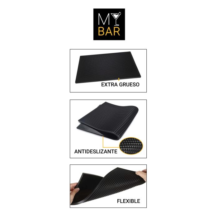 Tapete Escurridor De Vasos 45x30 cm - My Bar (8 Unidades) 9 Tapete Escurridor De Vasos 45x30 cm - My Bar (8 Unidades) 9